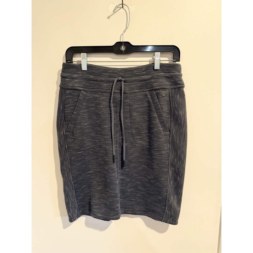 Prana Women’s Size Small Skirt Sunrise Space Dye Grey Athleisure Hiking Pockets